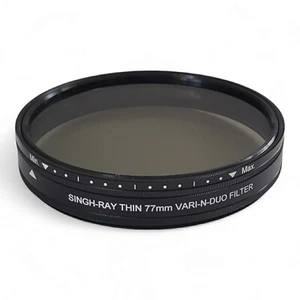 Singh-Ray Thin 77mm Vari-N-Duo Thin Ring Filter Padded Case & Pamphlet - Picture 1 of 8