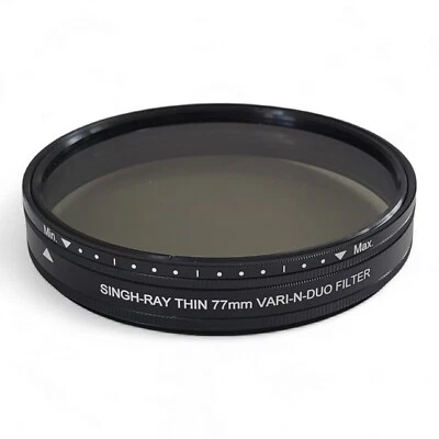 Singh-Ray Thin 77mm Vari-N-Duo Thin Ring Filter Padded Case & Pamphlet - Image 1 of 4