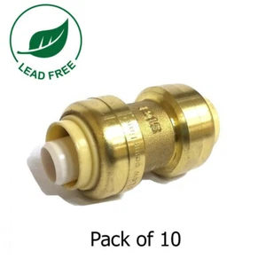 10 Pcs. 3/4" SharkBite Style Push Fit Couplings - Great Price!! - Picture 1 of 1
