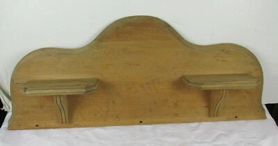 Cómoda cómoda antigua victoriana castaño de 2 estantes TOP: 31,5" x 12,5 "x 5"  Foto 1 de 3