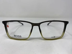 Hugo Boss BOSS 1251 AAI 58-15-145 Matte Gray XL Full Rim Eyeglasses Frame 3518 - Picture 1 of 8