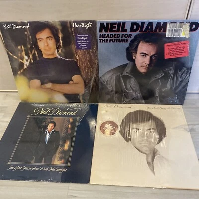 Neil Diamond 9 Vinyl Lot Heartlight Headed For The Future Primitive Love Songs Foto 1 de 4
