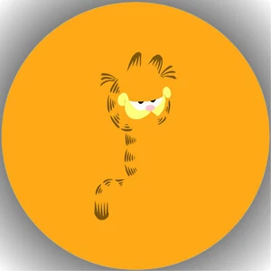Tortenaufleger Geburtstag Party Tortenbild Fondant - Oblate Garfield  P2 - Bild 1 von 1