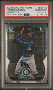 2023 Bowman Chrome Felnin Celesten Auto PSA 10 - Picture 1 of 2