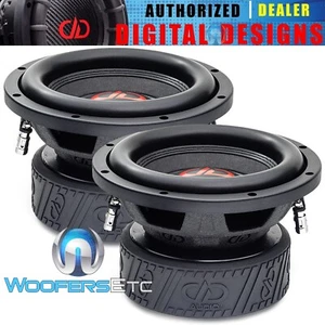 (2) DD AUDIO 508E-D2 8" CAR WOOFERS 1500W DUAL 2-OHM SUBWOOFERS BASS SPEAKERS - Picture 1 of 4