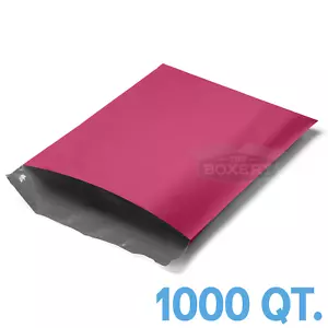 1000 - 9X12 PINK POLY MAILERS ENVELOPES BAGS 9 x 12 - 2.5MIL from The Boxery - Picture 1 of 2