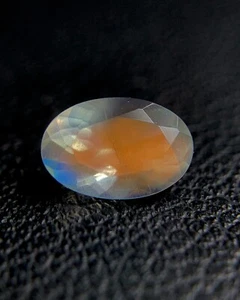 Natural Multifire Rainbow Moonstone 0.68 Carat 7x4.7 MM Oval Shape Faceted Gem - Picture 1 of 5