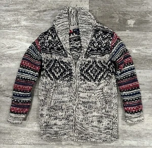 Gap Kids Chunky Knit Full Zip Sweater Jacket Size XS (4-5) Wool Blend, Pockets - Picture 1 of 7