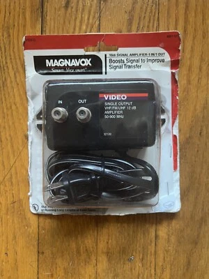 Magnavox Video 12 dB Gain Signal Amplifier VHF-UHF-FM 50-900 mhz - Image 1 of 2