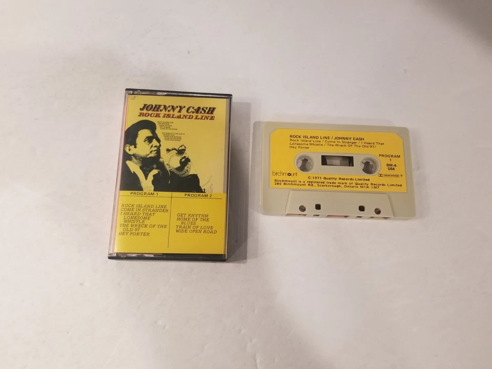 Johnny Cash - Rock Island Line - Cassette Tape - Image 1 of 1