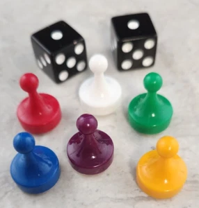 2013 Clue Replacement Pieces Pawns Dice Die Tokens - Picture 1 of 3