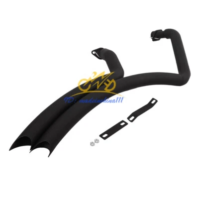 Sistema completo silenciador de escape negro para Honda Shadow Aero 750 2004-2024 Foto 1 de 4