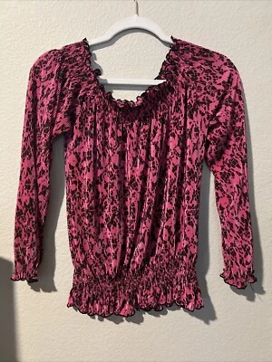 Camisa Blusa Dooney & Bourke Manga Campana XS/PEQUEÑA Rara Foto 1 de 4