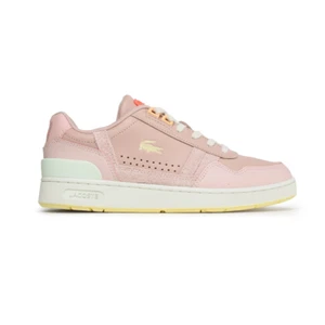 LACOSTE 7-45SFA0067AMY T-CLIP 123 Mujer (Mediano) Cuero Rosa Claro Estilo de Vida - Imagen 1 de 5