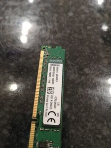 Kingston 4GB ( 1 x 4 GB) RAM Memory 1333 Mhz Desktop DDR3 PC3 10600u 1.5V LP - Picture 1 of 2