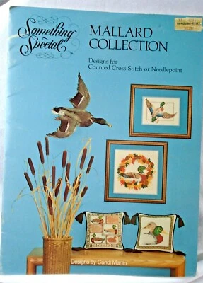 Candamar Mallard Collection Ducks 1981 Cross Stitch Needlepoint Pattern Booklet  - Image 1 of 4