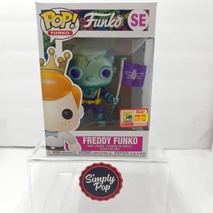 Funko Pop Freddy Funko Space Robot Teal Metallic #SE 2018 SDCC Limited Edition t - Picture 1 of 7