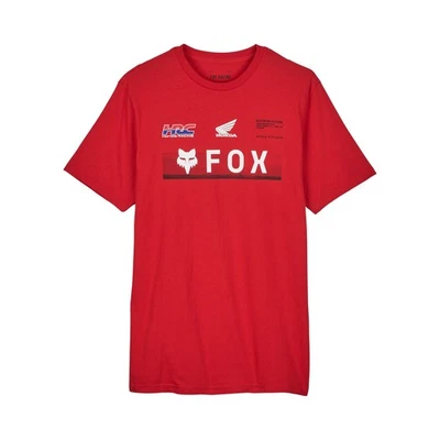 T-shirt SS Premium Fox Racing pour hommes ~ Honda X Premium rouge - Photo 1/2