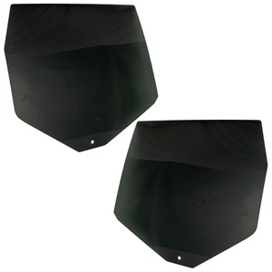 Set of 2 Door Glasses Rear Driver & Passenger Side Left Right for Jeep Pair - Picture 1 of 9