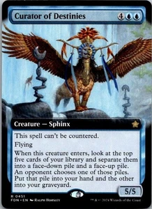 Curator of Destinies (Extended Art) Foundations MTG NM - Bild 1 von 2