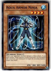 YuGiOh Order of Chaos Card ORCS-EN015 C Aqua Armor Ninja - Picture 1 of 4