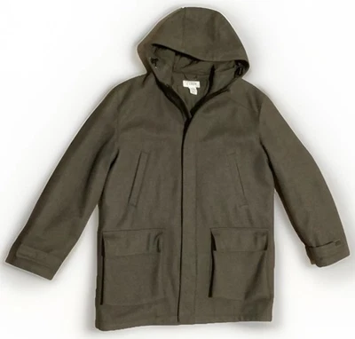 J. CREW~WOOL Coat/Jacket~Quilted THINSULATE~Olive~Men’s MEDIUM~Free Shp~EUC - Image 1 of 4