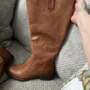 Geboren 240 $ Shaunie cognacfarbene hohe italienische Lederreitstiefel – Damen 6M WC - Bild 1 von 9