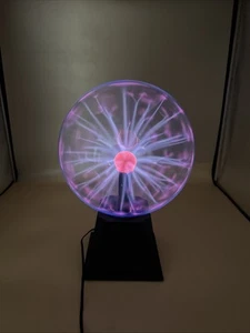 8 Inch Large Clear Plasma Ball - Touch & Sound Sensitive Spencers Gifts - Picture 1 of 9