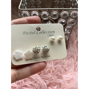 New fashion jewelry earrings set 3 pieces earrings  - Picture 1 of 1