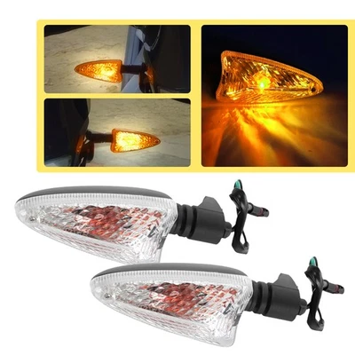 2pcs For BMW K1200R K1300S 2005-2016 Turn Signal Lights Amber Lamps Front & Rear - Image 1 of 4