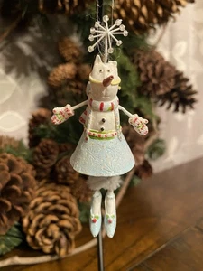 Krinkles gatto delle nevi di Patience Brewster Dept 56 decorazione natalizia  - Foto 1 di 4