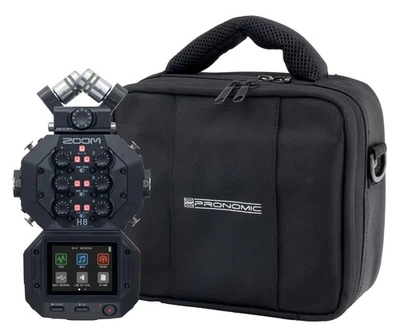 Zoom H8 Handy 12-Spur Audio-Recorder 2 Mikrofone App-basiert Musik Set Tasche - Bild 1 von 4