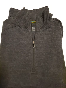 Smartwool Classic Thermo Base Layer Zip Top, Kinder grau, Gr. Small - Bild 1 von 12