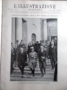L'Illustrazione Italiana del 16 Aprile 1933 Torre Babele Andreotti Ponte Laguna - Picture 1 of 1
