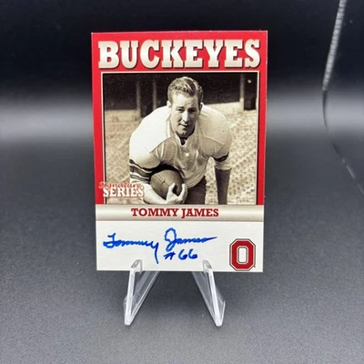 2004 TK Legacy Ohio State Buckeyes - Signature Series Tommy James #B29 Auto OSU - Image 1 of 2
