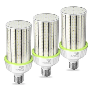 3-Pack 100W LED Corn Light Bulbs, 15000Lumen E39 Mogul Base AC110-277V, 5000K US - Picture 1 of 12