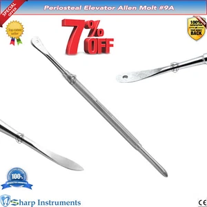 PERIOSTEAL DENTAL ELEVATORS Molt 9 Allen ELEVATOR SURGICAL INSTRUMENTS Molt 9A - Foto 1 di 3