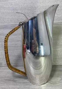 Silver Plated Decorative Water Jug Pitcher Elegant shape vintage retro Decor - Picture 1 of 19