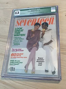 1981 WHITNEY HOUSTON 1ST MAGAZINE COVER SEVENTEEN CGC 3.5 - Imagen 1 de 2