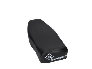kmx24 Sitzbank glatt passt an Simson KR51 SR4-2,-3,-4 Logo Simson schwarz - Bild 1 von 5