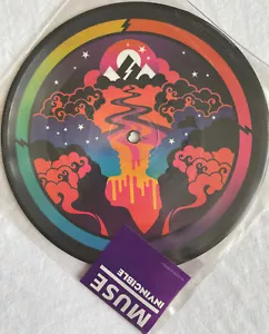 MUSE -Invincible- Rare UK 7" Picture Disc in sticker seal sleeve (Vinyl Record) - Picture 1 of 3