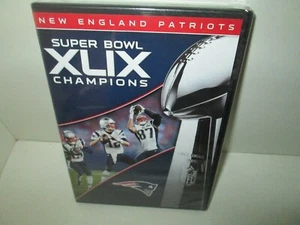 SUPER BOWL XLIX 2015 dvd NEW ENGLAND PATRIOTS Tom Goat Brady ROB GRONKOWSKI NEW - Picture 1 of 2