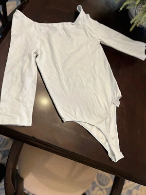  Wolford string body Light Blue Opaque Body Suit M (worn once) - Image 1 of 4