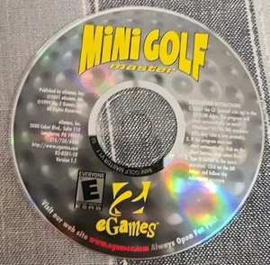Mini Golf Master PC CD-ROM (Disc Only) eGames 2001 - Picture 1 of 2