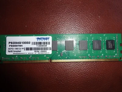 G.Skill F3-10666CL9S-4GBNT PC3-10666 CL9-9-9 1.50V 4GB - Image 1 of 3