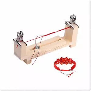 DIY Adjustable Paracord Jig Bracelet Maker - Create Unique Bracelets with Wooden - Picture 1 of 7