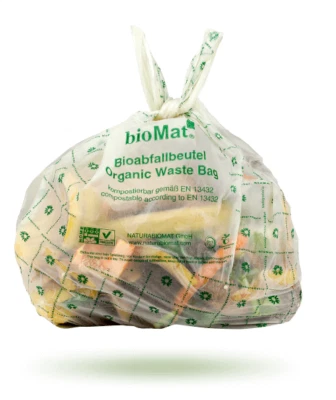 26 Stk Biomat Biomüll-Beutel 10 Liter Bio-Abfallbeutel Müllsäcke kompostierbar - Bild 1 von 3