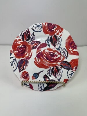 "Plato de ensalada de melamina Opalhouse Target flor de rosa 8,5"" 2018 retirado" Foto 1 de 3