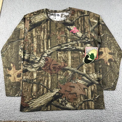 Mossy Oak Shirt Womens Large Camo Break-Up Infinity Long Sleeve Outdoor Ladies - Image 1 of 4