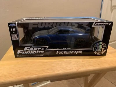 JADA Toys FAST & FURIOUS Brian's Nissan GT-R 1:18 Diecast - Image 1 of 3